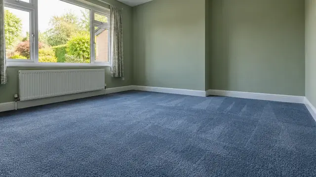 A freshly cleaned living room carpet in Twickenham